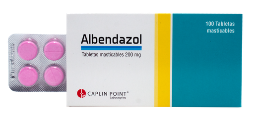 [LB001-001-N-0130] Albendazol 200mg Tableta Caplin Point Laboratories