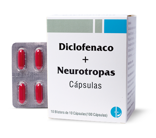 [LB001-001-N-0148] Diclofenaco  + Neurotropas Capsulas Caplin Point CaplinPoint Laboratories Ltd.