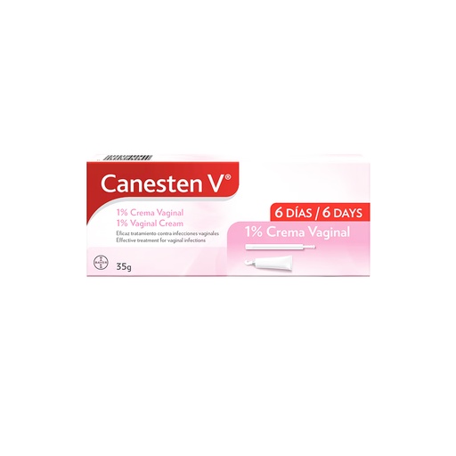 [LB023-002-N-0142] Canesten V 1% Crema Vaginal 35g 6 Aplicadores BAYER OTC