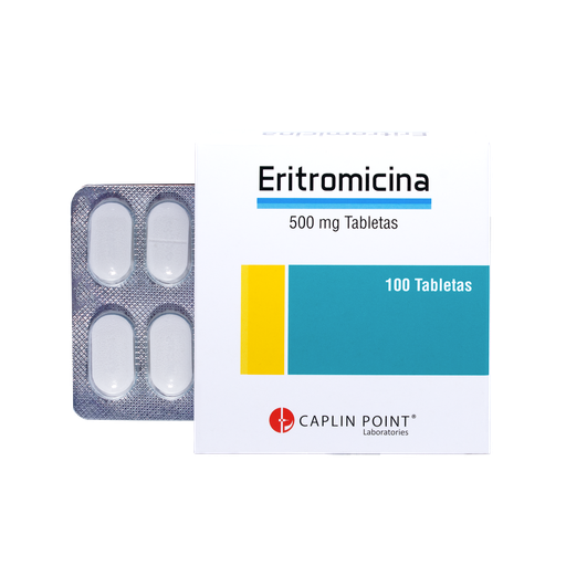 [LB001-001-N-0168] Eritromicina 500mg Tableta Caplin Point Laboratories