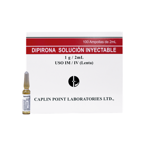 [LB001-001-N-0182] Dipirona Caplin 1G/2Ml Solucion Inyectable CaplinPoint Laboratories Ltd.