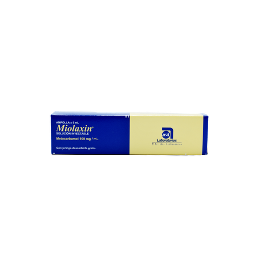 [LB083-010-N-0269] Miolaxin 100 Mgml Solucion Inyectble Laboratorios Arsal, S.A. De C.V.