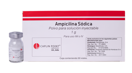 [LB001-001-N-0194] Ampicilina Inyectable 1gr. - Vial Caplin Point Laboratories