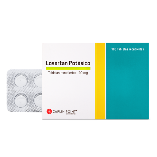 [LB001-001-N-0205] Losartan Potasico 100mg Tableta Caplin Point Laboratories