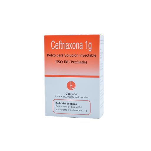 [LB001-001-N-0207] Ceftriaxona Vial 1gr Caplin Point Laboratories