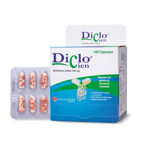 [LB001-001-N-0214] Diclocien 100 Mg. Capsulas Con Pellets De Libertacion Retardada CaplinPoint Laboratories Ltd.