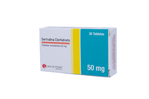 [LB001-001-N-0230] Sertralina Clorhidrato 50mg x 30 Tabletas Caplin Point Laboratories