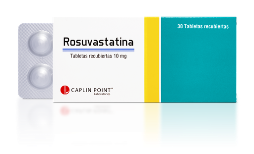 [LB001-001-N-0254] Rosuvastatina 10mg x 30 Tabletas Caplin Point Laboratories