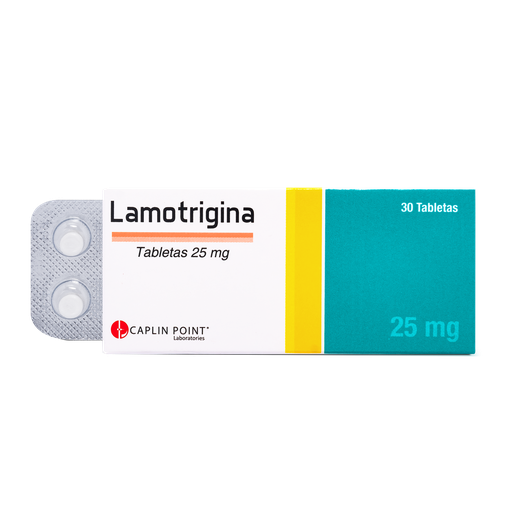 [LB001-001-N-0270] Lamotrigina 25mg Tabletas x 30s Caplin Point Laboratories