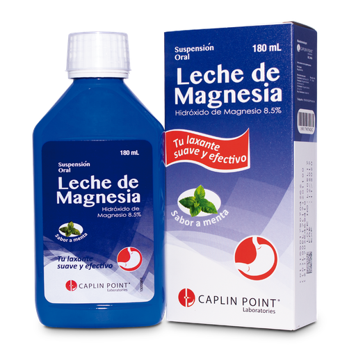 [LB001-001-N-0277] Leche de Magnesia Susp. Oral 8.5% - 180ml Caplin Point Laboratories