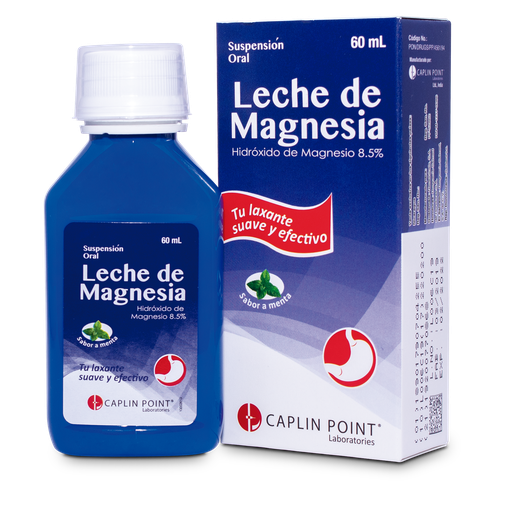 [LB001-001-N-0278] Leche de Magnesia Susp. Oral 8.5% x 60ml Caplin Point Laboratories