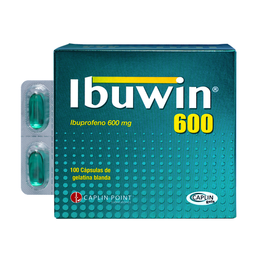 [LB001-001-N-0282] Ibuwin 600mg Capsula Caplin Point Laboratories TVC
