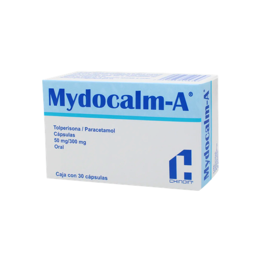 [LB134-010-N-0288] Mydocalm A 50mg/300mg x 30 Capsulas Chinoin