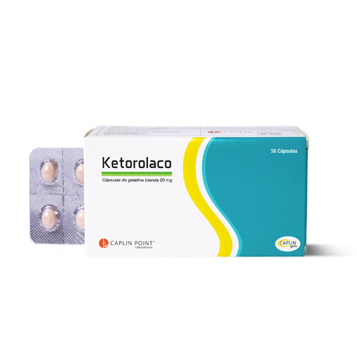 [LB001-001-N-0296] Ketorolaco 20mg Capsula Caplin Point Laboratories