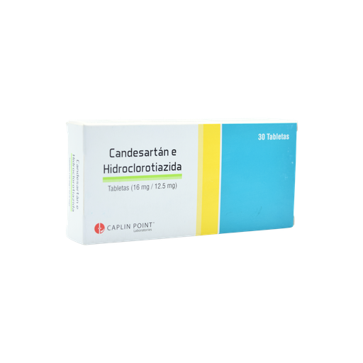 [LB001-001-N-0301] Candesartan 16mg + Hidroclorotiazida 12.5mg Tableta Caplin Point Laboratories
