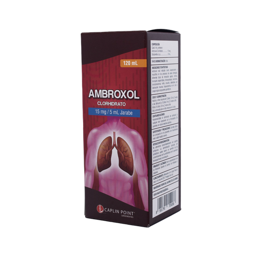 [LB001-001-N-0307] Ambroxol Clorhidrato Jarabe 15mg/5ml - 120ml Caplin Point Laboratories