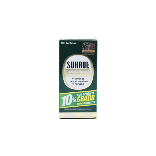 [LB061-002-N-0592] Sukrol  Frasco Tabletas x 100 +10 FARMAMEDICA