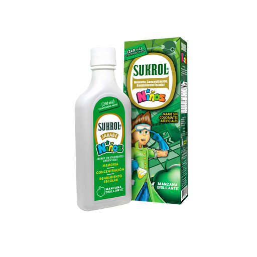 [LB061-002-N-0593] Sukrol Jarabe Manzana 240 Ml. FARMAMEDICA