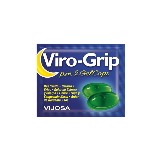 [LB179-002-N-0653] Viro Grip Pm Sobre X 2 Gel Capsulas Vijosa