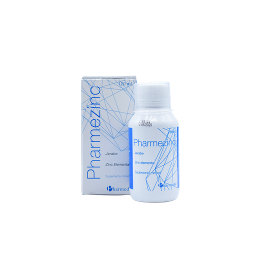 [LB128-005-N-0415] Pharmezinc (ZINC ELEMENTAL 10 MG/5 ML) Jarabe 120Ml. Pharmedic