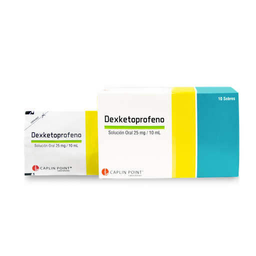 [LB001-001-N-0303] Dexketoprofeno 25Mg/10Ml. Solucion Oral (Sobres X 10) CaplinPoint Laboratories Ltd.(canjeaton)
