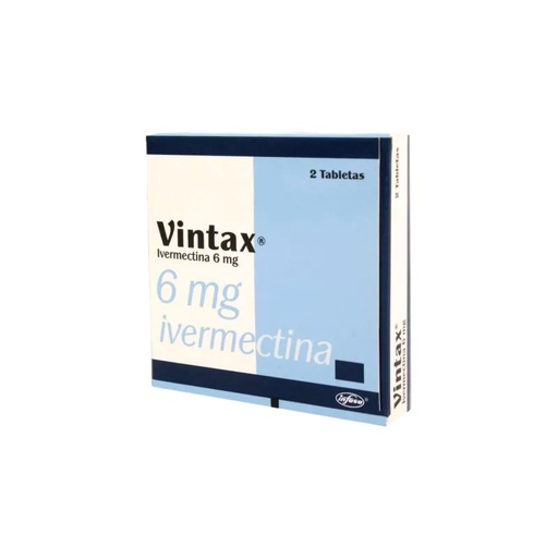 [LB-073-003-N-0300] Vintax 6Mg X  2Tabletas  Infasa INDUSTRIA FARMACEUTICA, S.A.