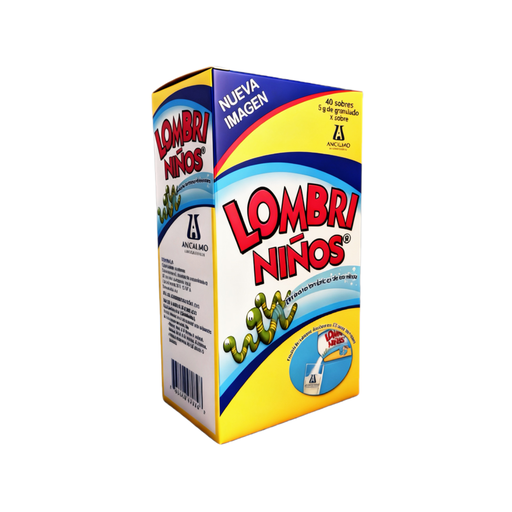 [LB013-017-N-0106] Lombriniños Sobre De 5G (Caja x 40 Sobres) Ancalmo