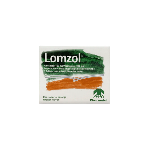 [LB126-022-N-0065] Lomzol 400 Mg Tabletas Masticables (Dispensador x 24 Tabs) Pharmalat