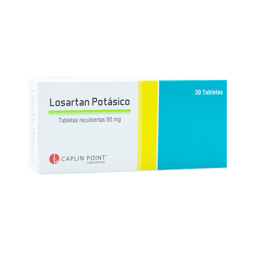 [LB001-001-N-0100] Losartan 50mg x 10 Tabletas Caplin Point Laboratories