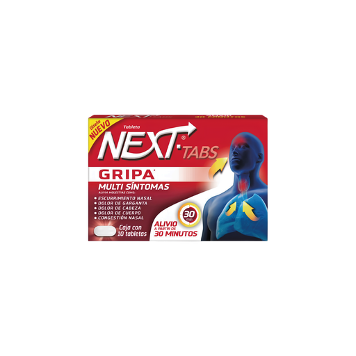 [LB072-012-N-0254] Next Gripa Caja X 10Tab Genoma Lab