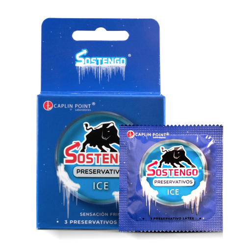 [LB001-001-N-0347] Sostengo Preservativos - ICE x 3s Caplin Point Laboratories