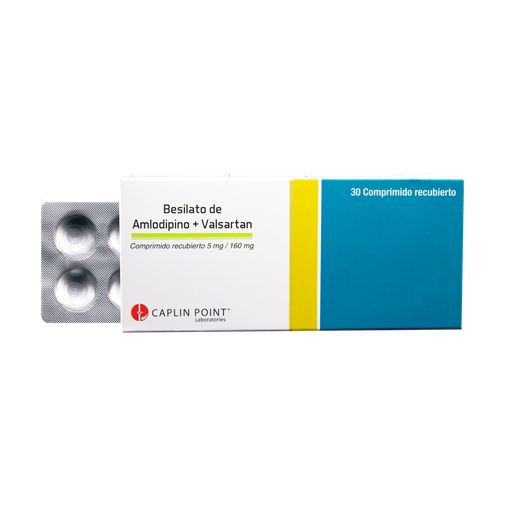 [LB001-001-N-0356] Amlodipino Besilato 5mg + Valsartan Tabs 160mg  x 30 CaplinPoint Laboratories Ltd.
