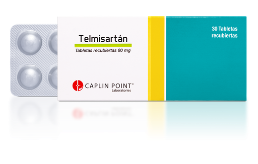 [LB001-001-N-0362] Telmisartan Tabletas 80mg x 1 (caja x 30) CaplinPoint Laboratories Ltd.