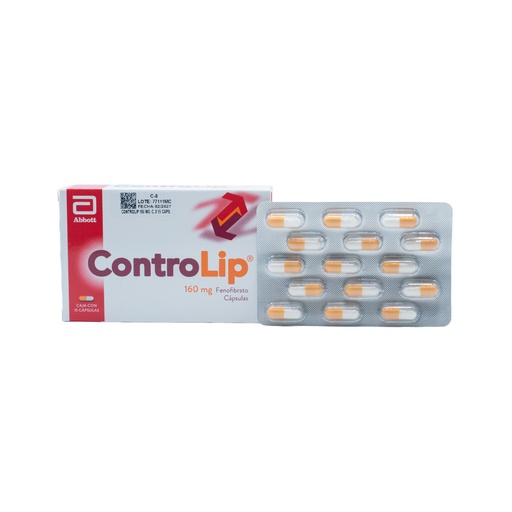 [LB-003-006-N-0002] CONTROLIP 160MG * 15 CAPSULAS Abbott