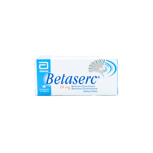 [LB-003-006-N-0003] BETASERC 24MG * 20 TABLETAS Abbott