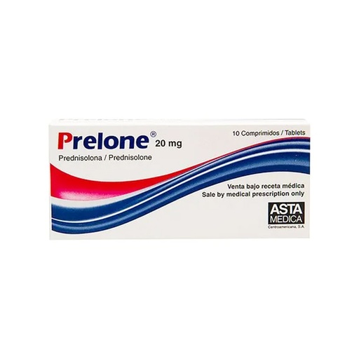 [LB-019-033-N-0006] Prelone 20mg x 10 Comps. Asta Medica