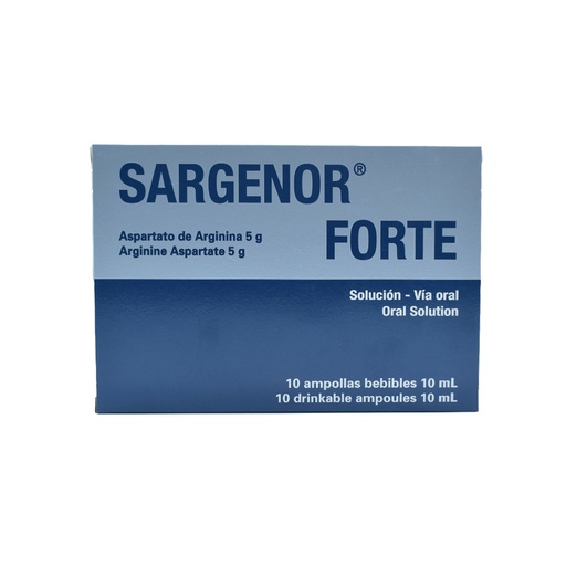[EXTL001-N-0007] Sargenor Forte 5g Caja x 10 Ampollas Asta Medica