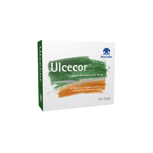 [LB126-022-N-0337] Ulcecor 40mg x 30Caps. Pharmalat