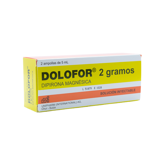 [LB-172-005-N-0004] DOLOFOR 2 GRAMOS 2 AMPOLLAS 5ML Unipharm